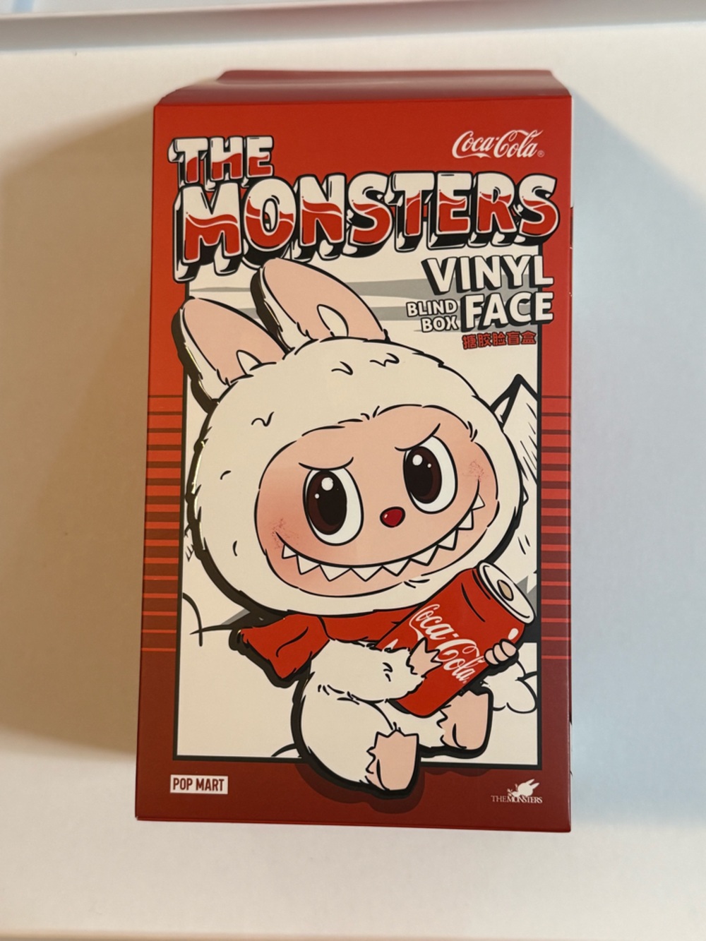 NEW The Monsters Coca-Cola Series Vinyl face- Happy Factor